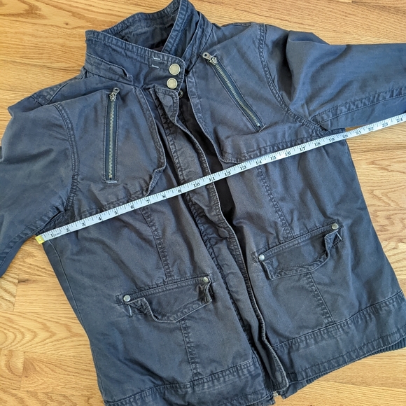 Gray-blue bomber jacket - Picture 2 of 8